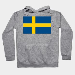 Swedish Flag in its Official Colors Hoodie